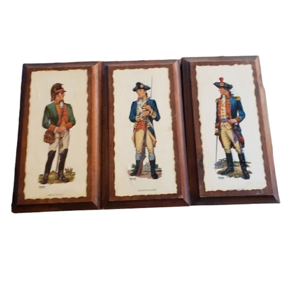 Frederick Elmiger Wooden Wall Hangings (3)